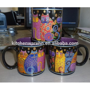 14oz ceramic coffee mug with full around decoration